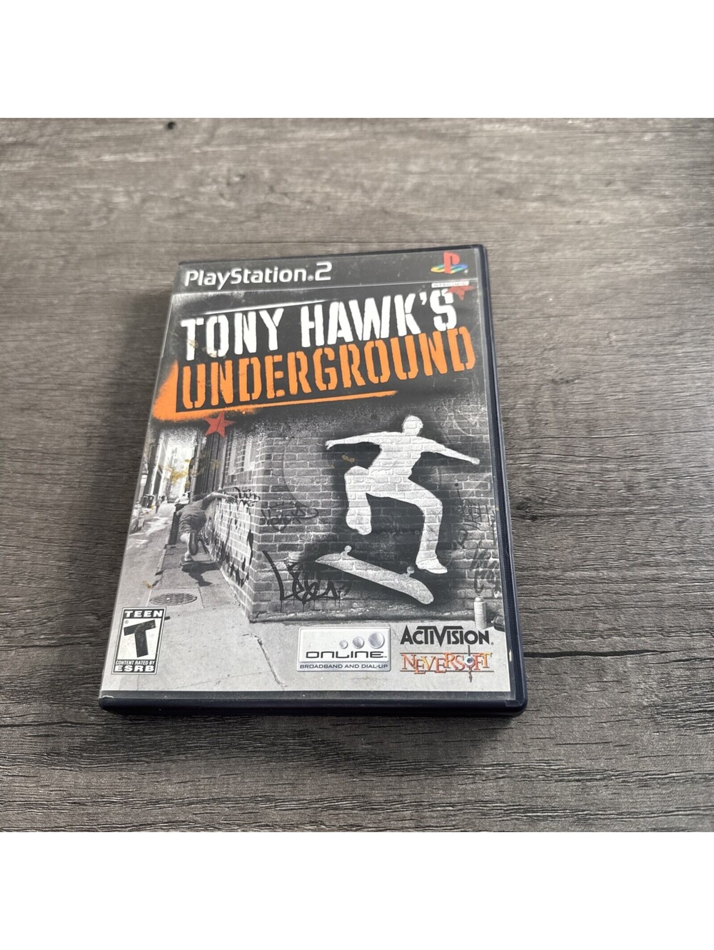 Tony Hawk's Underground PS2 PlayStation 2 Black Label Complete w/ Manual CIB